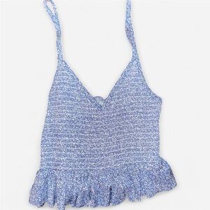 Tilly’s Cropped Ruched Tank Top